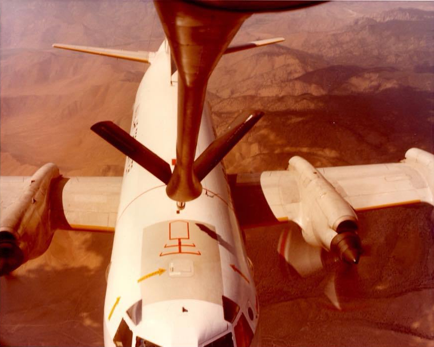 P-3 Orion Aerial Refueling Testing KC-135 boom receptacle Edwards AFB Flight Test (14)