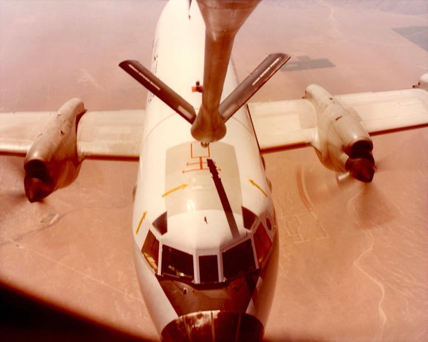 P-3 Orion Aerial Refueling Testing KC-135 boom receptacle Edwards AFB Flight Test (15)