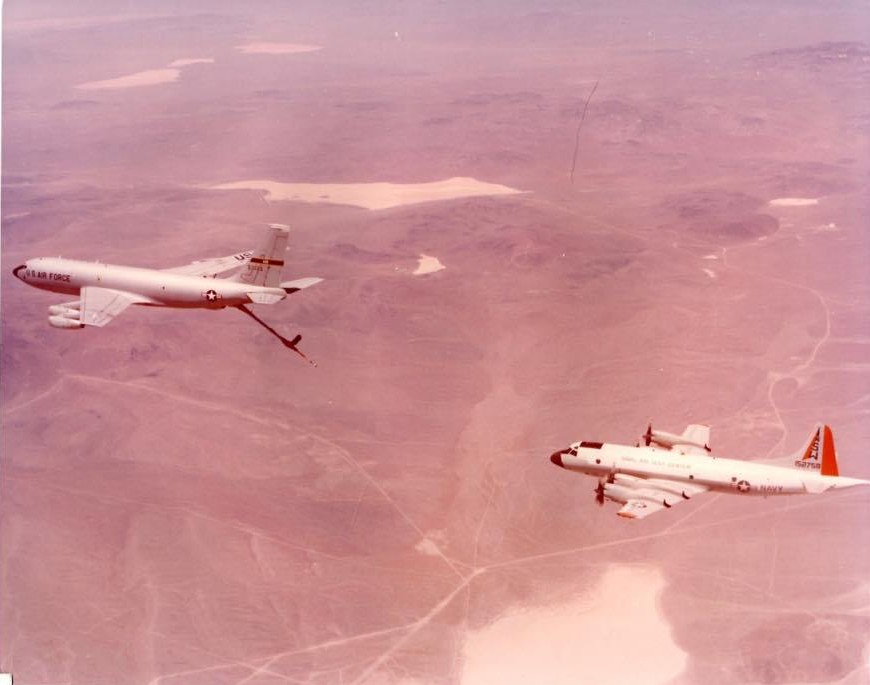 P-3 Orion Aerial Refueling Testing KC-135 boom receptacle Edwards AFB Flight Test (16)