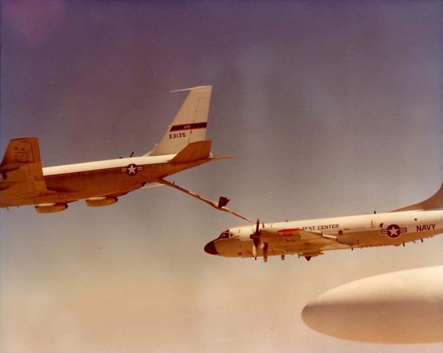 P-3 Orion Aerial Refueling Testing KC-135 boom receptacle Edwards AFB Flight Test (22)
