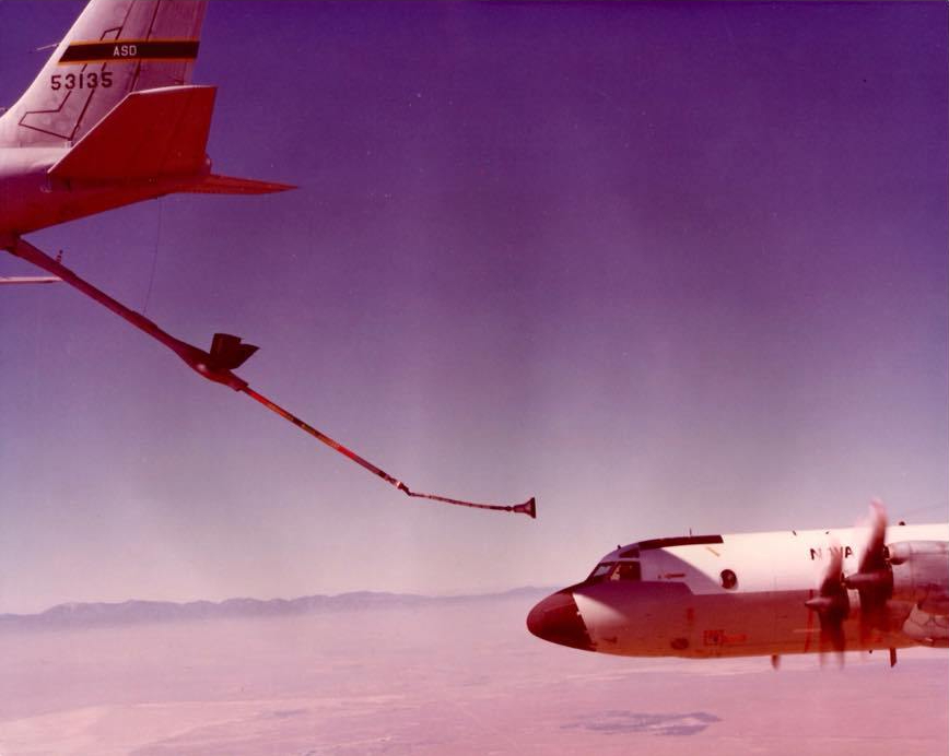 P-3 Orion Aerial Refueling Testing KC-135 drogue Edwards AFB Flight Test (24)